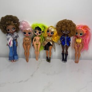 6 LOL Surprise OMG Fashion Dolls